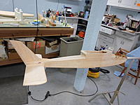 Name: SAM_0468.jpg
Views: 32
Size: 81.8 KB
Description: Fuselage mounted on paint stand jig ready for final resin