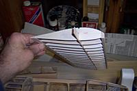 Name: I made my own wing ribs, went with a Davis airfoil instead of the flat bottom Guillows..jpg
Views: 121
Size: 134.8 KB
Description: I did alot of research on PBY airfoils. It seems that the Davis airfoil became the choice going forward on some of the late production models. To me it looks more scale, as the real airfoil is either symetrical, or semi-symetrical. Either way, it was good