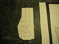 Name: IMGP1686.jpg
Views: 36
Size: 61.9 KB
Description: The plan was attached to some posterboard, and initially cut down the centerline.  I cut along the outermost set of lines first and trace the shape on my plywood; then I cut along then next set of lines and trace; etc.