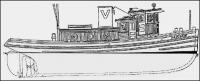 Name: tug.jpg
Views: 307
Size: 14.8 KB
Description: 50 foot tug, plans available from Loyalhanna Dockyard/Taubman Plans.