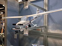 Name: DSCF2957.jpg
Views: 168
Size: 128.0 KB
Description: And here she is. What a wonderful surprise to see this up close and in person. With a 54 inch wingspan, it's alot of model for the price.
