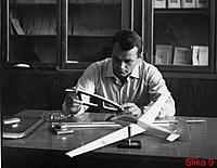 Name: doc009.jpg
Views: 152
Size: 78.1 KB
Description: Designer Hrisafovic in his design office. Note scale CIRUS model on the desk.
