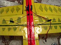 Name: 001.jpg
Views: 118
Size: 244.1 KB
Description: Formed the wire and used a small piece of tubing as a support at the joint of the two wires at each point..
used small amount of epoxy in each tube to make solid..