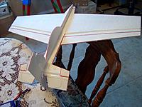 Name: 011.jpg
Views: 102
Size: 237.2 KB
Description: Still working on a better pattern for the cutouts in the wing. And have a smaller carbon fiber spar to install in the wing in this bird also....