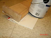 Name: GEDC0265.jpg
Views: 124
Size: 58.0 KB
Description: Glue it together at the 6" line. I used a board and weight to hold in place as white glue dries. With Hot glue much time could be saved and you could hold it together rather than weight.