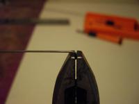 Name: 41 control rod.jpg
Views: 130
Size: 29.9 KB
Description: to make my solid control linkage you will do 2 "L" bends in the music wire. No "Z" bend needed