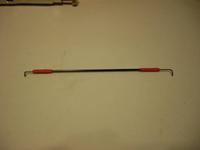 Name: 45 control rod.jpg
Views: 141
Size: 20.8 KB
Description: Finished rod, a rod made this way can be installed without removing any control horns.
Place the rod into the control horn holes then just twist into place
