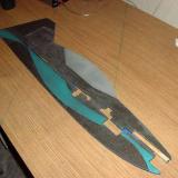 After checking the fuselage parts for alignment, I had to do some minor trimming to the rudder area.
