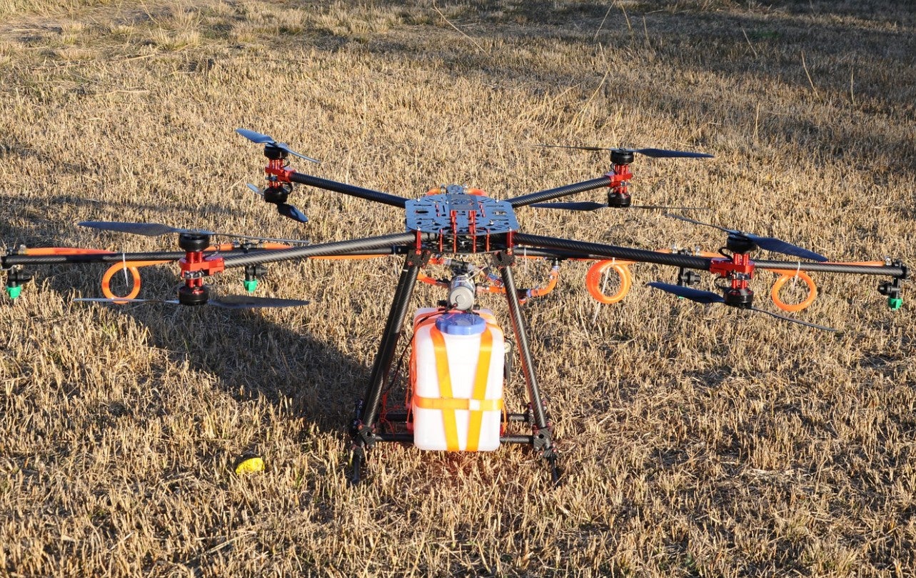 Heavy Octocopter For Plant Protection HeliFreak