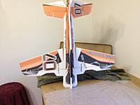 Name: IMG_1135.jpg
Views: 527
Size: 100.7 KB
Description: The airframe is basically done now.  Set it aside for a while for everything to finish drying.  It will take about 30 mins to an hour to get this far if you use the work flow I have here.