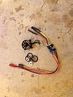 Name: IMG_1199.jpg
Views: 743
Size: 153.9 KB
Description: Here is our hot little new motor!  Notice the combo comes with connectors all soldered up and ready to go.