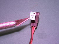 Name: thumb-DSCF0015[1].jpg
Views: 137
Size: 4.9 KB
Description: Transfer the lables to the plugs using the point of the #11 Exacto blade and don't touch the sticking back for best results.