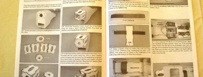 The very complete Instruction Manual includes clear step by step photos and captions.