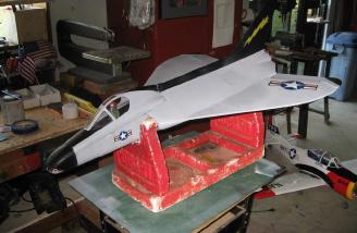 Here she is, painted and ready to go.