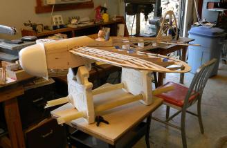Assembling the model at this point provides opportunity to check the fit and alignment of the parts.