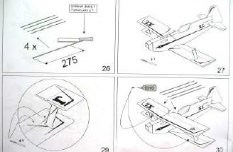  Drawings from the instruction book: What is indicated in #29 is far from self-evident.