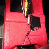 A clever attachment of the two elevator pushrods. This is done for you. You do the attaching to the elevators.