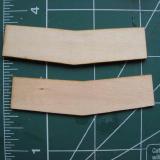 These two ply parts are laminated to form the wing joiner.