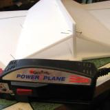 I used a Great Planes Power Plane for a lot of the rough shaping.