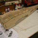 Here is the framed up fuselage side.