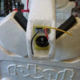 The ESC and motor mount were installed in the fuselage.