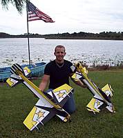 Name: 100_4265.jpg
Views: 351
Size: 125.6 KB
Description: Soon to be Pvt. Hilson showing some patriotic spirit with Golden Knight schemed foamies.