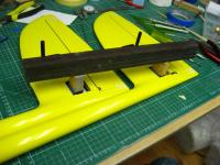 Name: IMG_7900.jpg
Views: 269
Size: 92.4 KB
Description: Then 20 minutes later, the same sticky compound is used to install the rudder servos