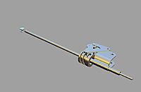 Name: Stanzel Speedmaster 1.jpg
Views: 52
Size: 89.8 KB
Description: Monoline control unit intended for speed flying.  It was used to control Dyna-Jet powered models in the 1950s.