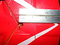 Name: DSCF4193.jpg
Views: 311
Size: 79.8 KB
Description: CG is 30 mm (1 3/16") from wing line.