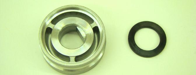 Back of the Drive Hub and Thrust Washer