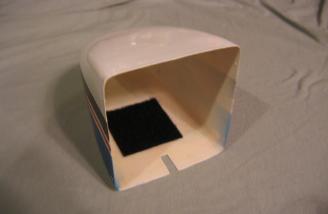Hook & Loop in bottom of Nose Cone.
