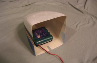 Rx Battery in Nose Cone.