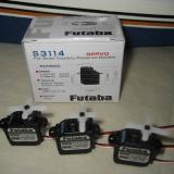 The recommended Futaba servos are fast with lots of torque.