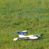 Grass takeoff - on the step