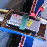 Fasten battery in nacelle.