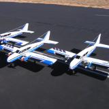 Twin AXI 2814/12's E-Power in the Middle.