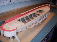 Name: Lady Margaret 015.jpg
Views: 352
Size: 80.7 KB
Description: Bulwarks,  bulkheads and top rail partially applied: the instructions say now we start the planking.
