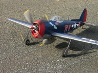 Name: Guillows P-47.jpg
Views: 776
Size: 210.8 KB
Description: My P-47 with the modifications to incidence and wing, plus Alfa retracts.