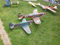 Name: P-40 mine and mikes.jpg
Views: 471
Size: 157.5 KB
Description: My P-40 next to ARF at the field