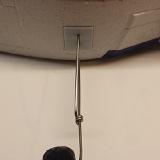 The landing gear port is a press fit.