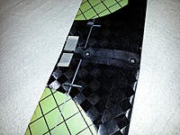 Name: ZoneV2CenterGlassedHorns1b1600.jpg
Views: 35
Size: 308.6 KB
Description: Final glassing done, wing bolt holes done, aileron horns fitted, push rod channels cut out.