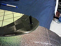 Name: PegInstalEpoxied1a1600x1200.jpg
Views: 19
Size: 306.9 KB
Description: Peg epoxied in, with a mix of finely chopped carbon fiber and epoxy, Top view.