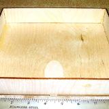 Removable combination radio carrier and battery box cover. Dimensions: 8-7/8
