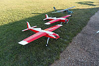Name: SDC11280a.jpg
Views: 123
Size: 129.7 KB
Description: Prototype Dragonfly at the rear of the electric Mk2 Dragonfly. Multiplex Mentor at the very back