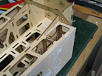 Name: IMG_0185.jpg
Views: 42
Size: 175.5 KB
Description: Repair to the plywood support at the top of the balsa sheeting. One done, one to go.
