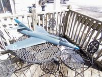 Name: super etendard 1.jpg
Views: 549
Size: 164.1 KB
Description: Het fan , 2w20 motor ,4 3700 mah lipo,2 Dymond s60 for elevon control.
Argentina markings...
Very fast.