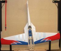 Name: 033.jpg
Views: 774
Size: 66.7 KB
Description: Test mounted the wings with the now glued and covering tacked down on fillets.  Looks nice already.  :D