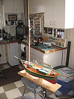Name: IMG_3453.jpg
Views: 73
Size: 154.0 KB
Description: If I work on it on my workbench, I continually hit the ceiling with the mast.