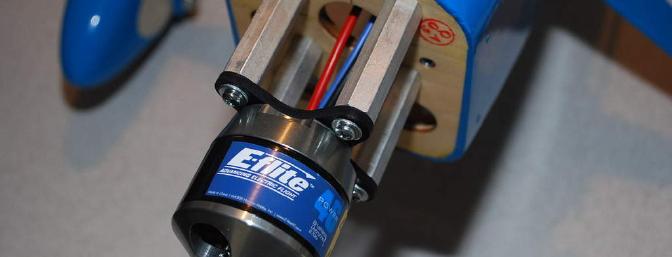 The supplied bolts attach the motor to the firewall.  The factory has mounted blind nuts for the electric two-stroke or four-stroke glow engine installations. Use thread locking compound on these bolts so they do not back out.