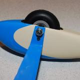 The wheel pants had blind nuts installed making the installation a snap.